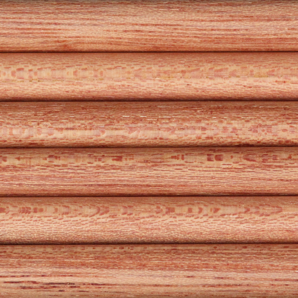 Mahogany - 6 Shafts - Soft Hardwood Arrow Shafts - 23/64" Diameter - Spine 95-105# - 600-650 grains